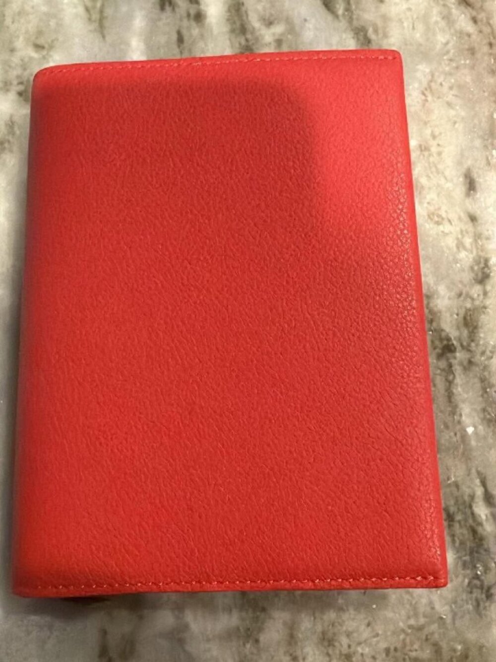 ❤️ Couverture Carnet PM – Red Leather ❤️
